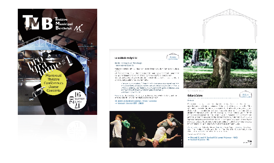 Programme n°1 Théâtre Marcellin Berthelot, Montreuil
